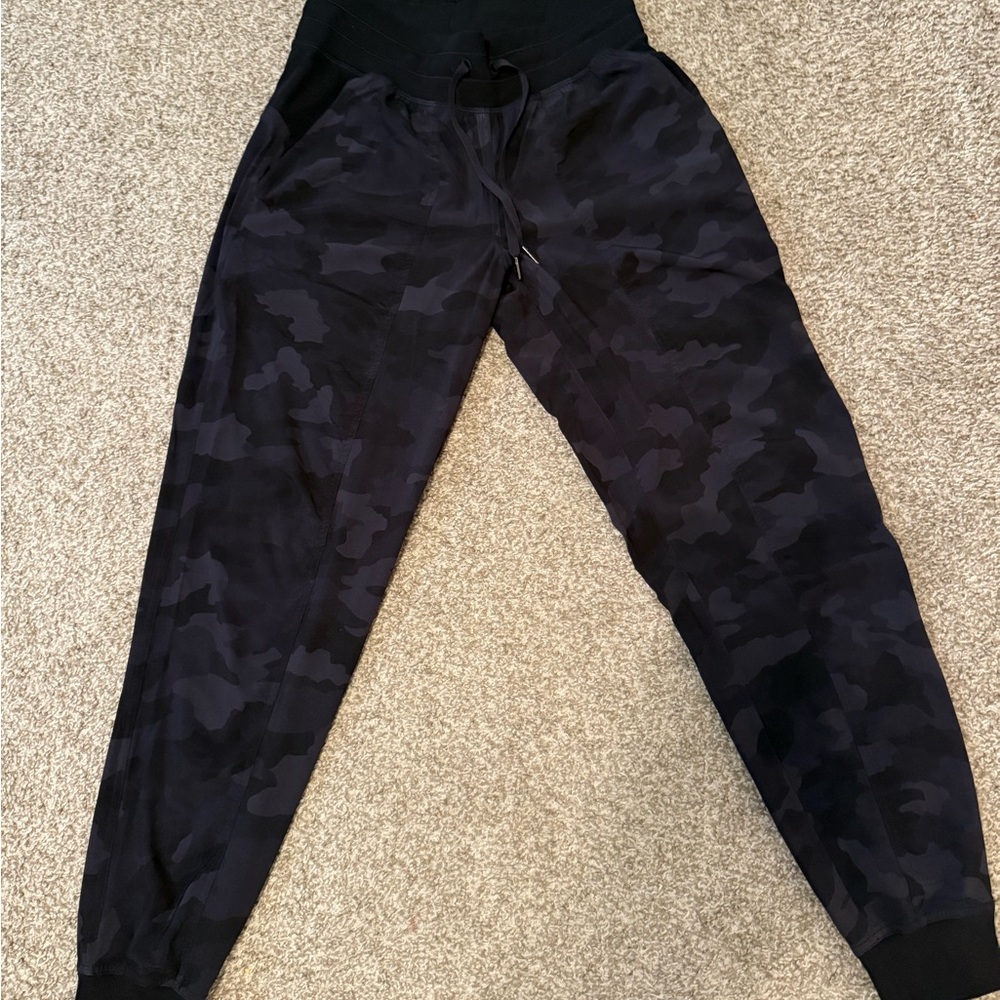 Lululemon Black Camo Joggers